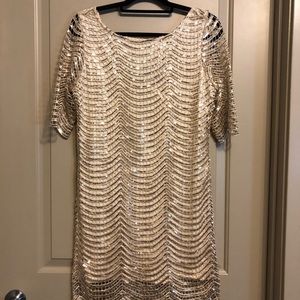 Alga Gold sequined dress